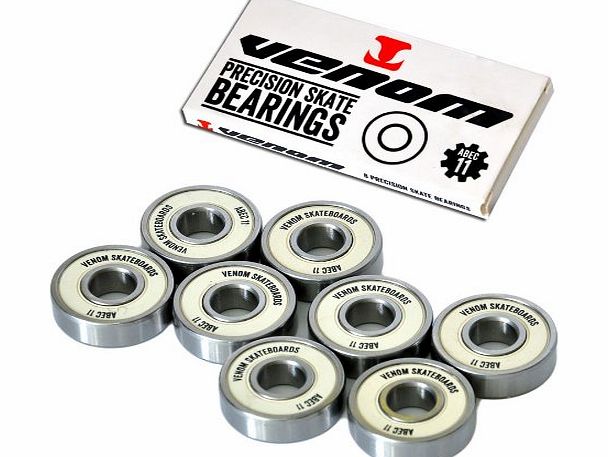 Venom Skateboards ABEC 11 Precision Skateboard/Scooter/Roller Derby Bearings