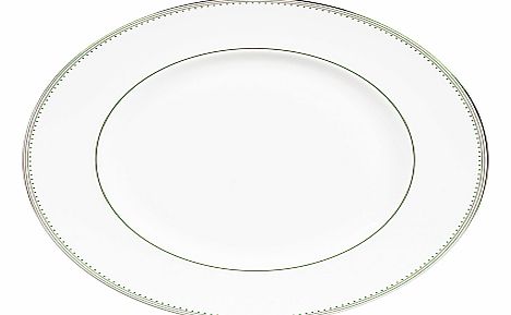 Vera Wang for Wedgwood Wedgwood Vera Wang Grosgrain Oval Dish, 35cm