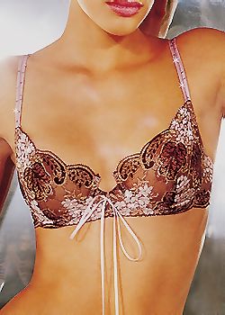 Verde Veronica Crystal Rose Bra