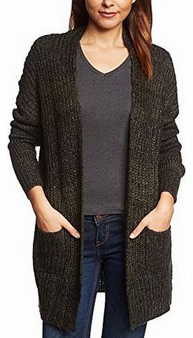 Vero Moda  Womens Samira Ls Open Cardigan Blue Long Sleeve Cardigan, Green (Forest Night), Size 12 (Manufacturer size: Medium)