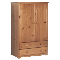 Verona 2 Door 2 Drawer Tall Boy Wardrobe