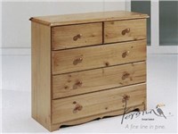 Verona 3+2 Drawer Chest Blue