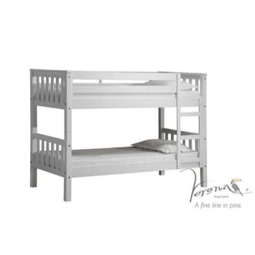 Verona Design Barcelona Bunk Bed in White (Short)