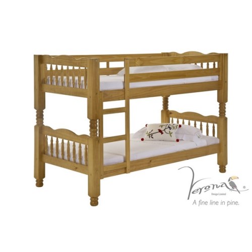 Verona Design Trieste Bunk Bed in Antique Pine