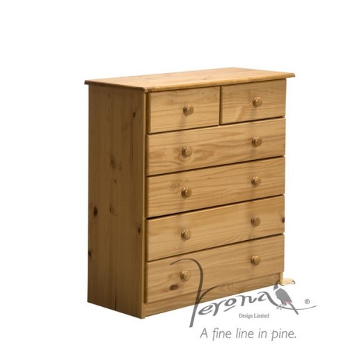 Verona Design Verona 4+2 Drawer Chest in Antique