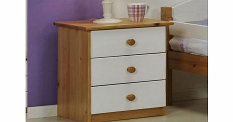 Verona Design s Verona 3 Drawer Bedside Table -