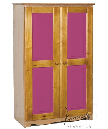 Verona Designs Fuchsia 2 Door Tall Boy