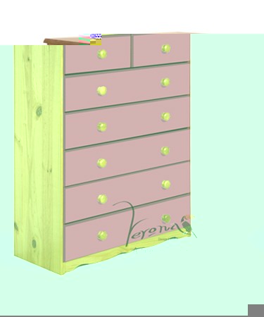 Fuchsia Chest of Drawers