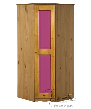 Fuchsia Corner Wardrobe