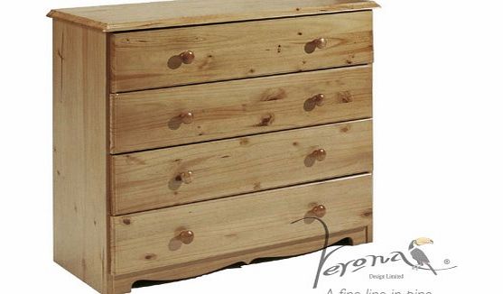 Verona Designs Verona Design Verona 4 Drawer Chest in Antique