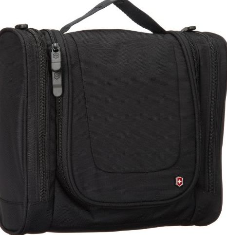 Mens Bag Black Hanging Toiletry OS