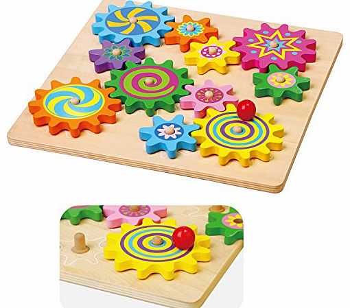 Viga Wooden Spinning Gears 