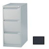 Bisley 3 Drawer Filing Cabinet-Black