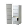 Viking Bisley 5 Drawer Filing Cabinet-Grey