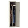 Viking Link Divided Locker-Grey With Red Door