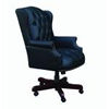 Luxury Leather Armchair Black