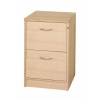 Viking Maple Wood Veneer 2 Drawer Filing Cabinet