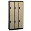 Viking Nest Of Three 3-Door Lockers-Coffee & Cream