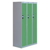 Viking Nest Of Three Single-Door Lockers-Grey With