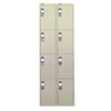 Viking Nest Of Two 4-Door Lockers-Coffee & Cream