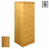 Viking (S) Scandinavian Real Wood Veneer4-Drawer Filing