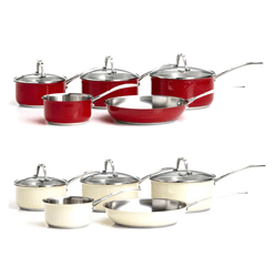 Viners 5 piece Fiesta cookware set - blanco