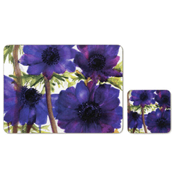 Viners Anemone coasters - set of 4