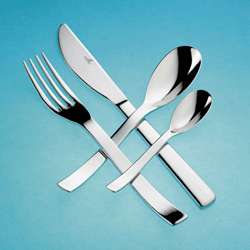 Viners Mystic Coffee spoon   Mystic has a fresh  clean  contemporary feel. The flat-fronted  mirror-