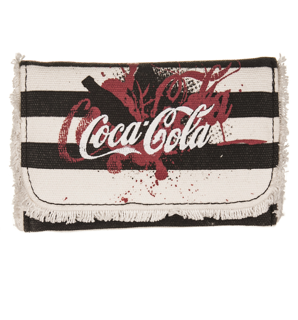 Vintage Distressed Black And White Coca-Cola