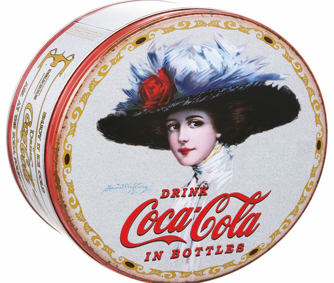 Grey Coca-Cola 8`` Round Cake Tin