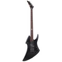 Metal Axxe Warp Bass Guitar Gloss Black