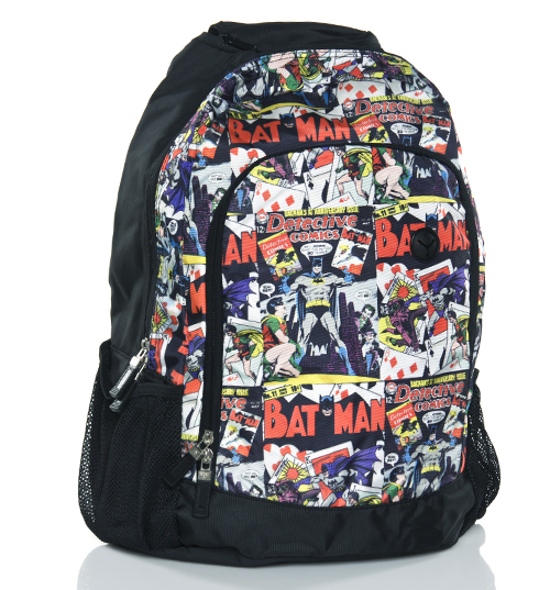 Vintage Print Batman Backpack