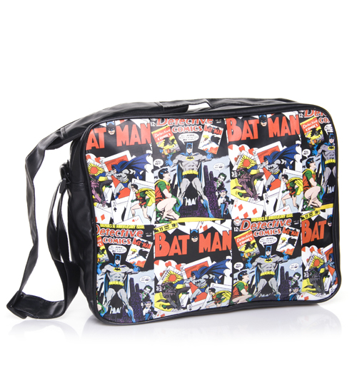 Print Batman Messenger Bag