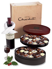 Vintage Rivesaltes and Christmas Chocolates