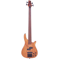 Vintage V940 Fretless Bass Guitar Natural