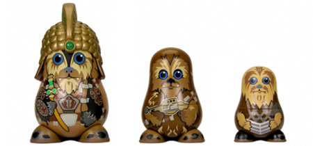 Vinyl Toys Star Wars Chubbies - Wookiees