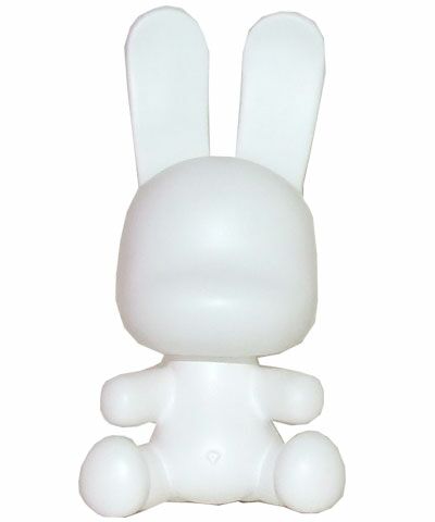 Toy2r 3.5`` Baby Qee DIY Devil Bunee White