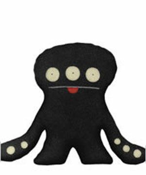 Vinyl Toys UglyDoll 12`` Plush Toy Secret Mission Cinko Black