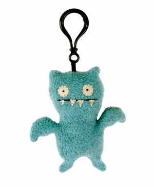 Vinyl Toys UglyDoll 4`` Plush Toy Keychain Icebat