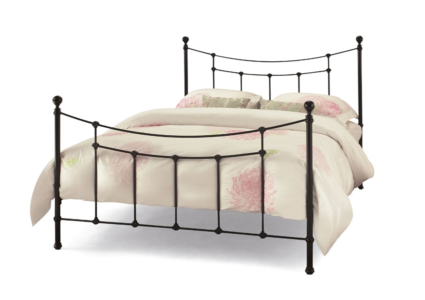 Virginia Black Double Bedstead