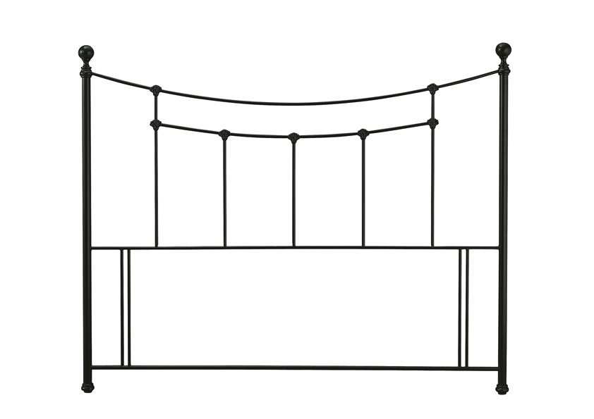 Virginia Black Double Headboard