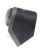 Vitaliano Pancaldi Paisley Vertical Band Printed Silk Tie