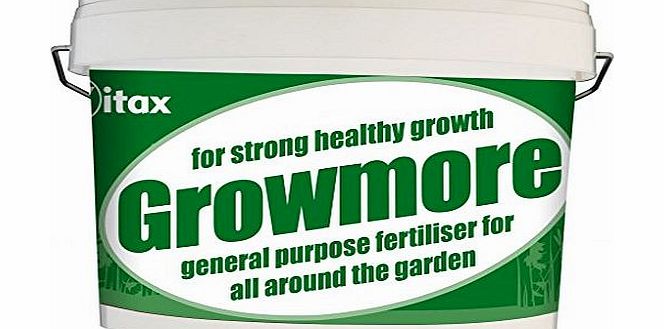 Vitax Ltd Vitax Garden Flowers Lawn Growmore Plant Food Feed Fertiliser Fruit Veg 10Kg