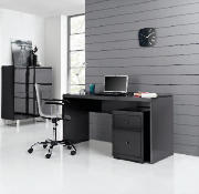 Viva Black Desk   Filer