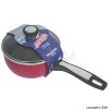 Vivaware Red Saucepan With Glass Lid 18cm