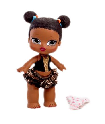 Vivid Imaginations Bratz Big Babyz Fashion Pack - Step Out ( Black - Gold Dress )