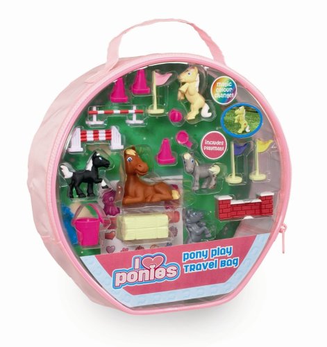 Vivid Imaginations I Love Ponies Pony Play Travel Bag