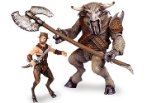 Vivid Imaginations Narnia Prince Caspian 3.75` Deluxe Twin Pack Figure - Asterius (minotaur) with Faun (warrior)