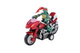 Vivid Imaginations Teenage Mutant Ninja Turtles The Movie Mini Mutants Vehicle and Figure - Mini Moto-Slider w/Barricade - Michelangelo