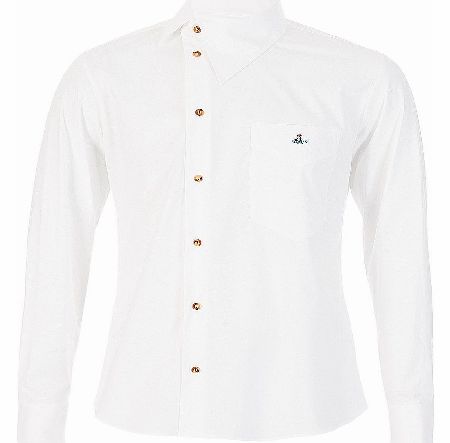 Vivienne Westwood White One Button Asymmetric